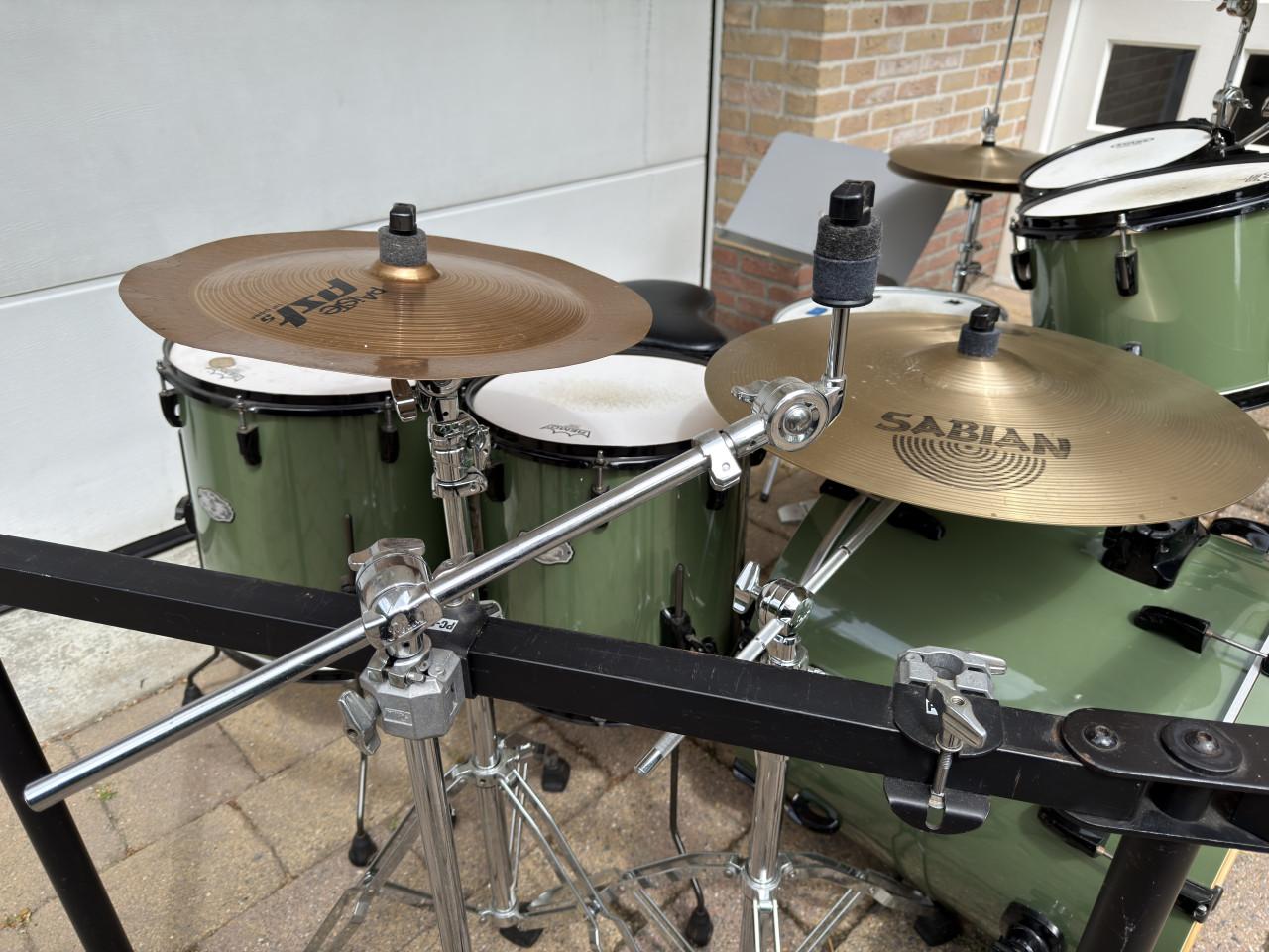 Pearl Vision drumstel - Zeer compleet