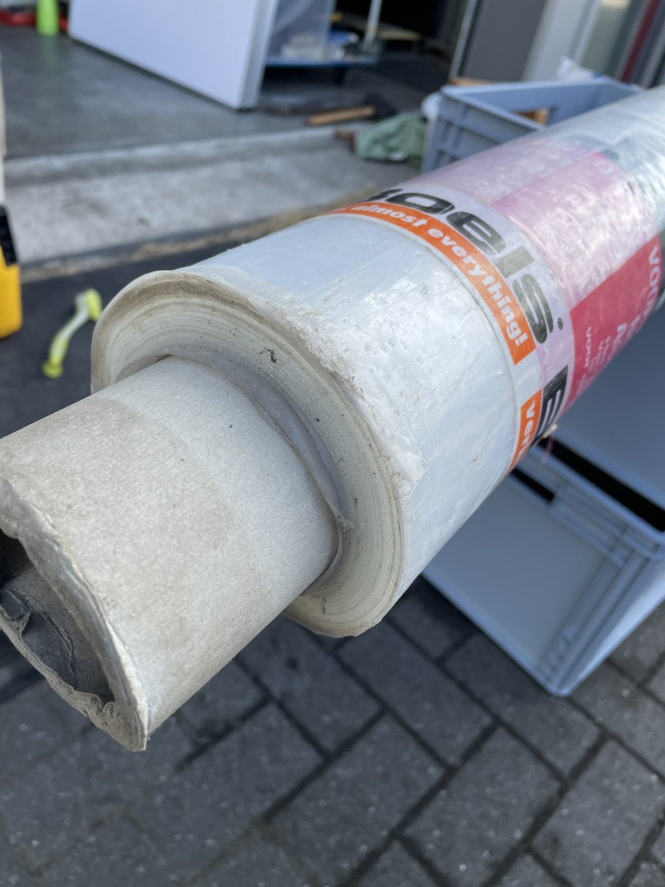 Te koop ASBEST verpakkingsplastic op rol