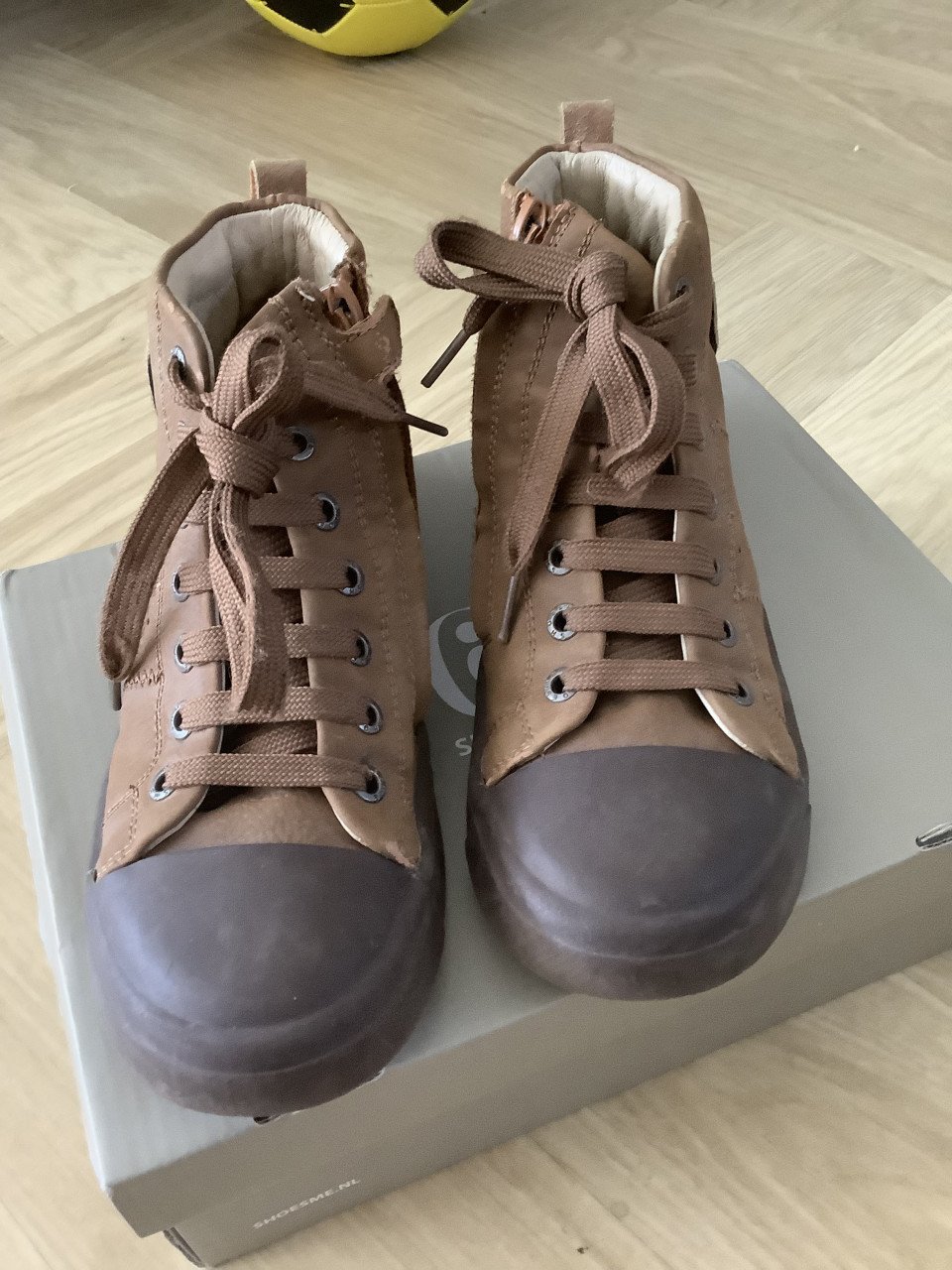 2x Shoesme hoge sneakers voor jongens maat 33