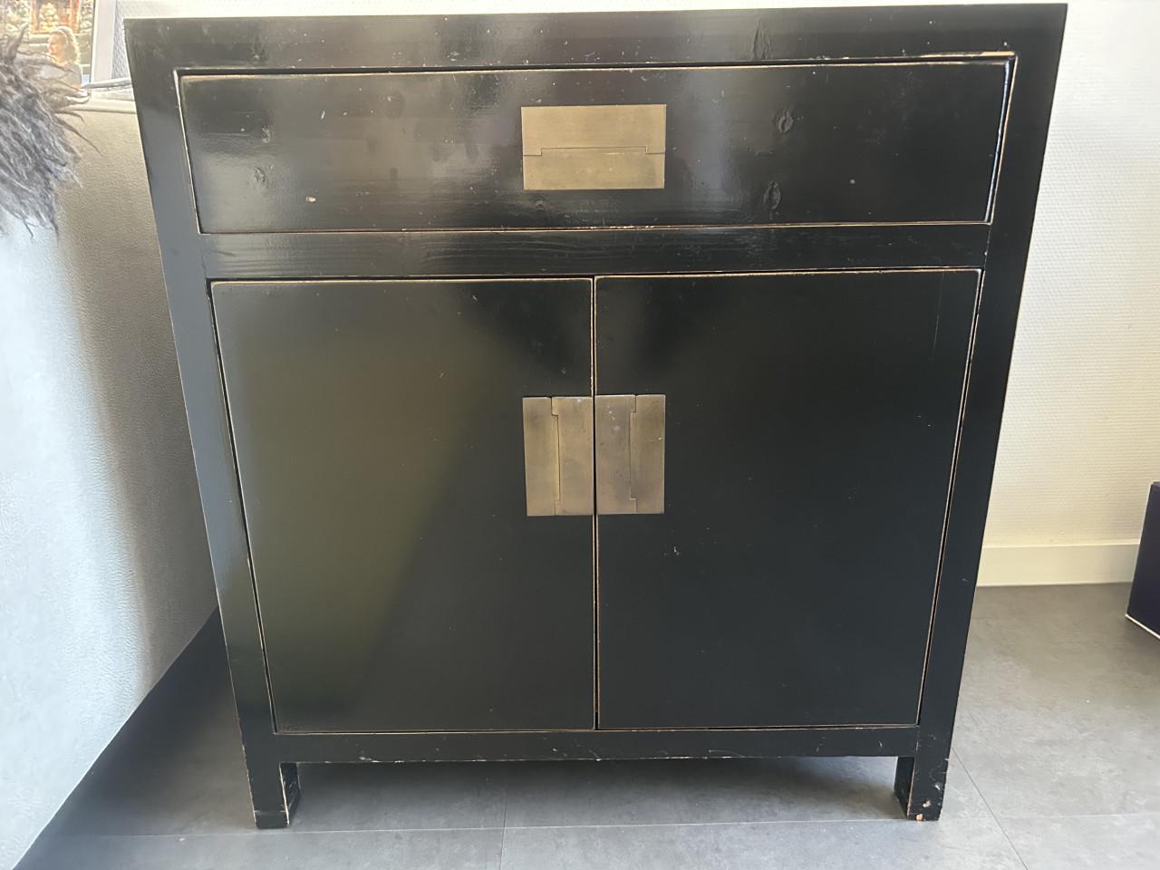 Kasten zwart Japanse stijl