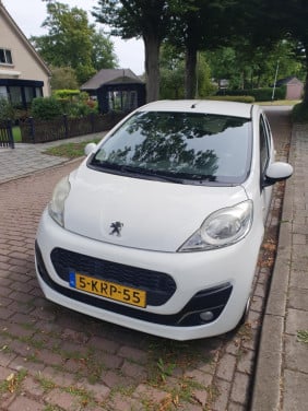 Peugeot 107 Wit - 5 deurs APK tot juli 2026 met airco