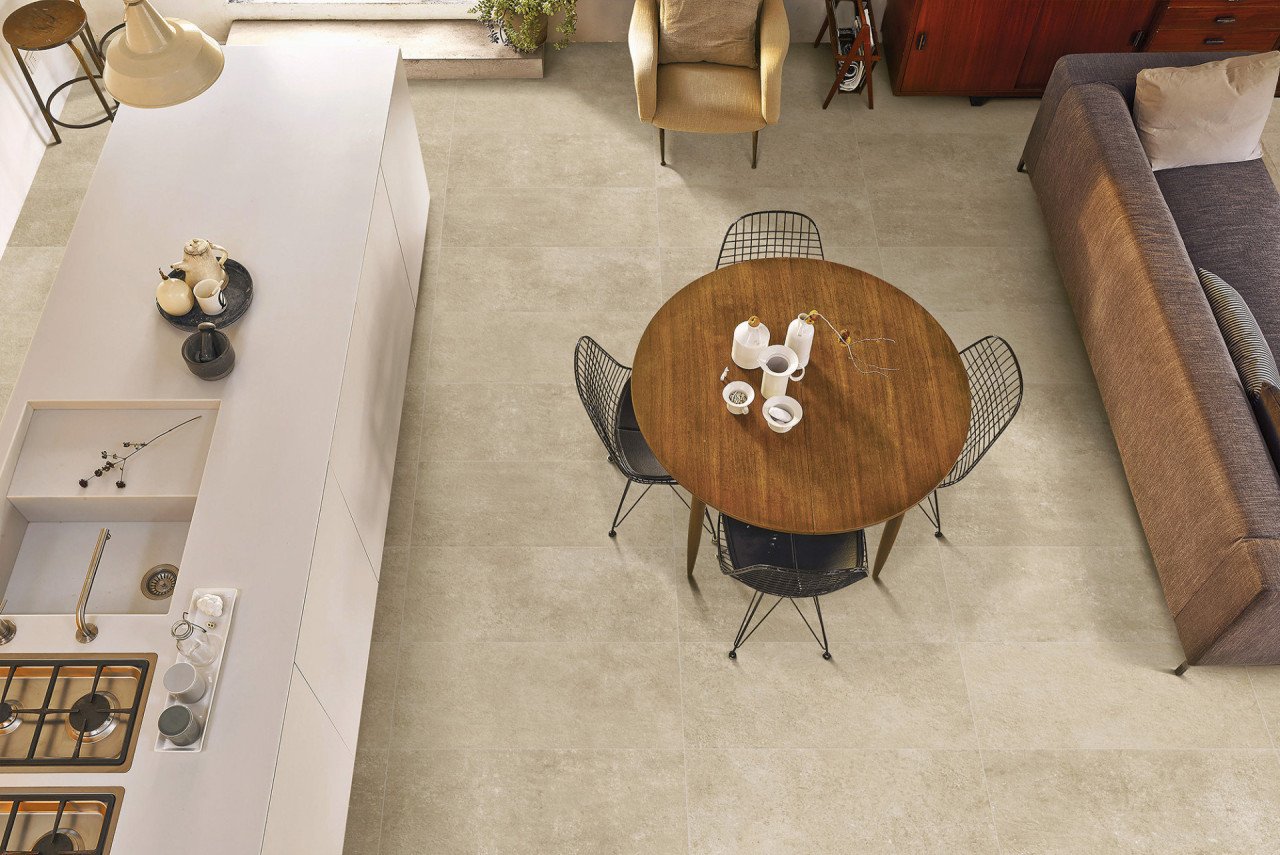 3030-343 Stonelook tegels 60x60 cm, zandkleur, per m²