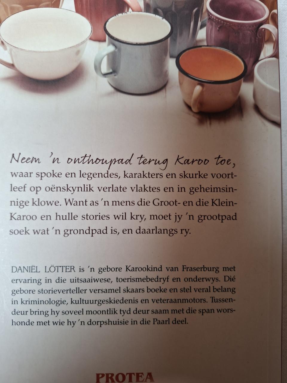 Te koop:   die grootpad is ’n grondpad    ( zuid afrikaans )