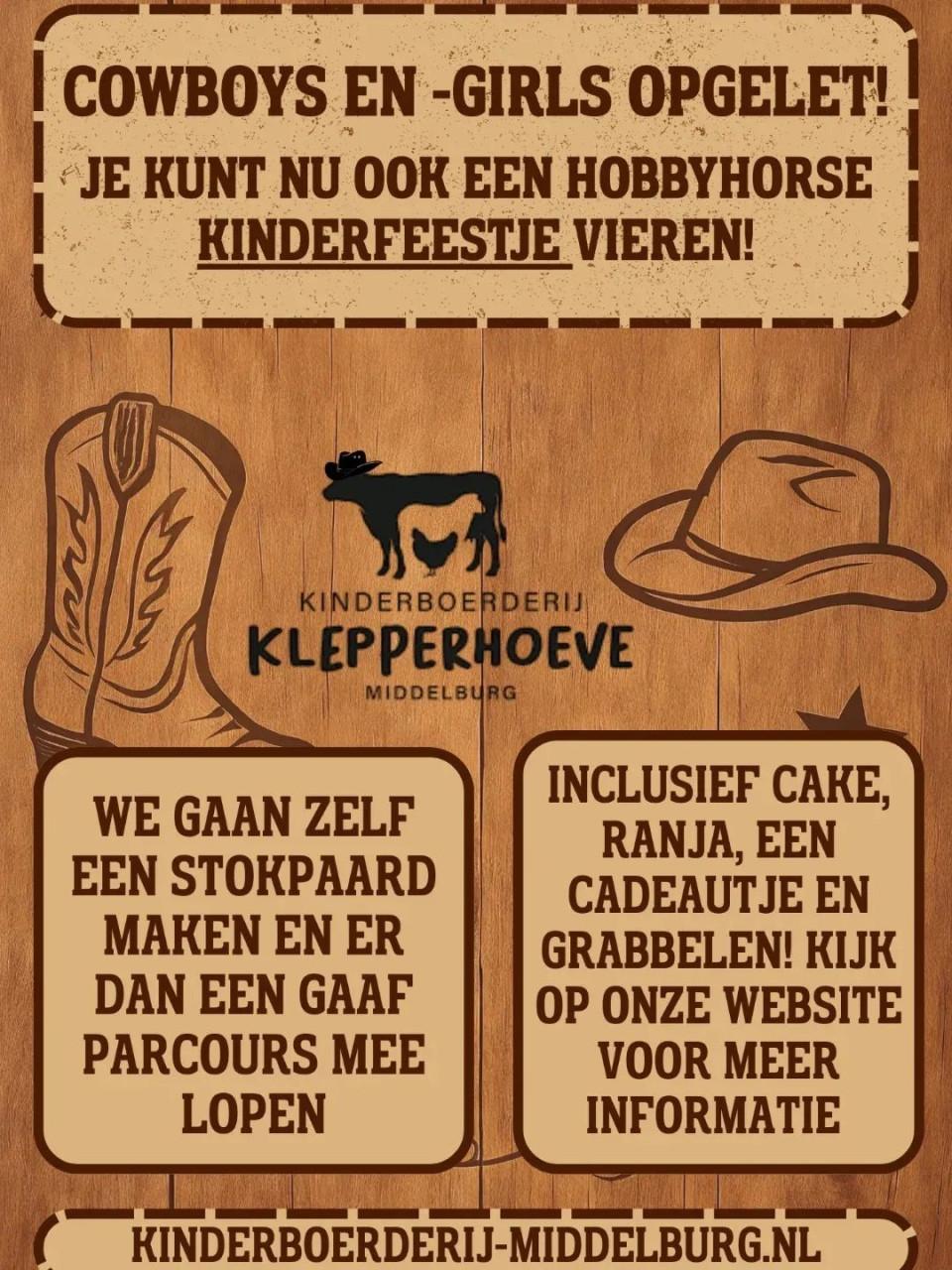 Hobbyhorse kinderfeestje bij Kinderboerderij de Klepperhoeve