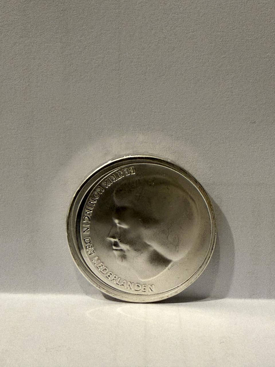 Zilveren munt 2002 Huwelijk Willem-Alexander/Maxima