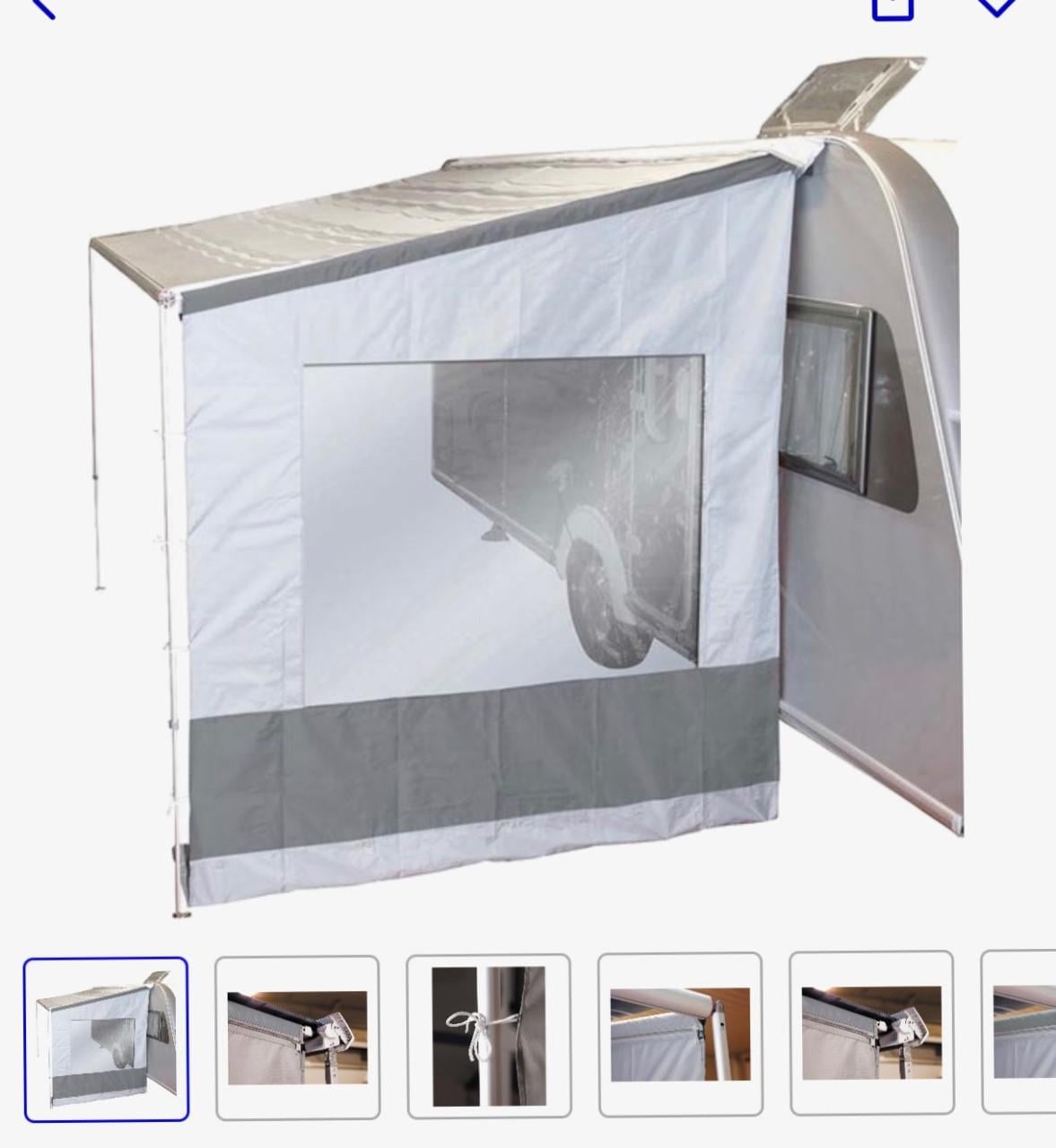 BO-CAMP zijwand universeel met rafter