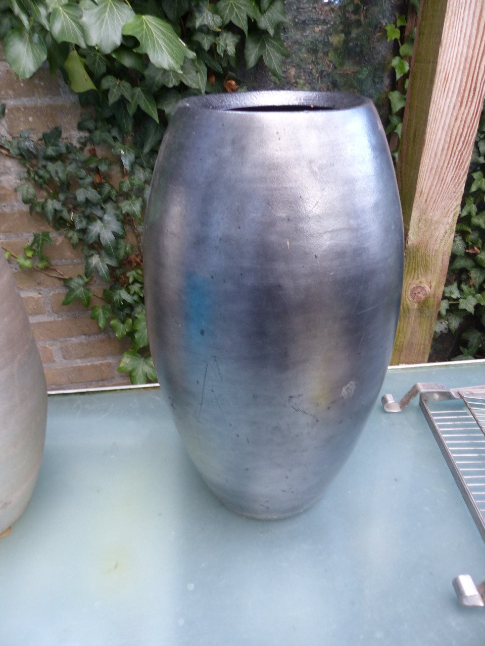 Vaas plantenbak 2 stuks zwaar keramiek 55/53 cm bloempot
