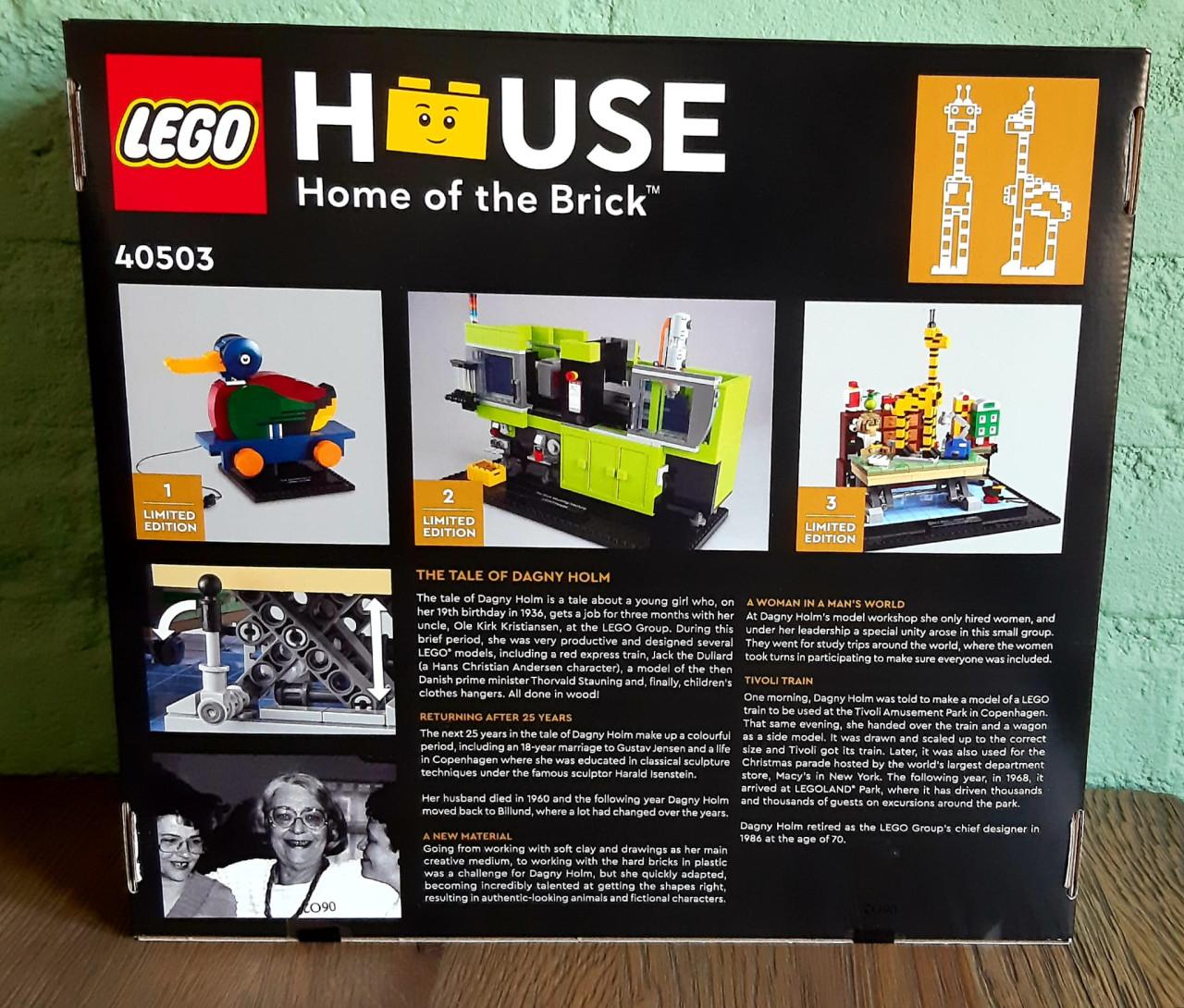 Lego 40503 Dagny Holm, Lego House Exlusive Limited Edition