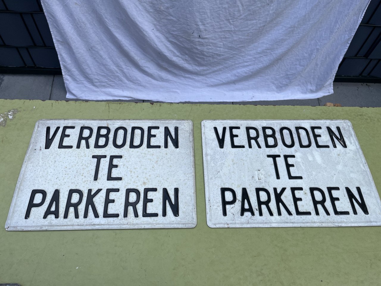 Bord "Verboden te Parkeren" 2 stuks