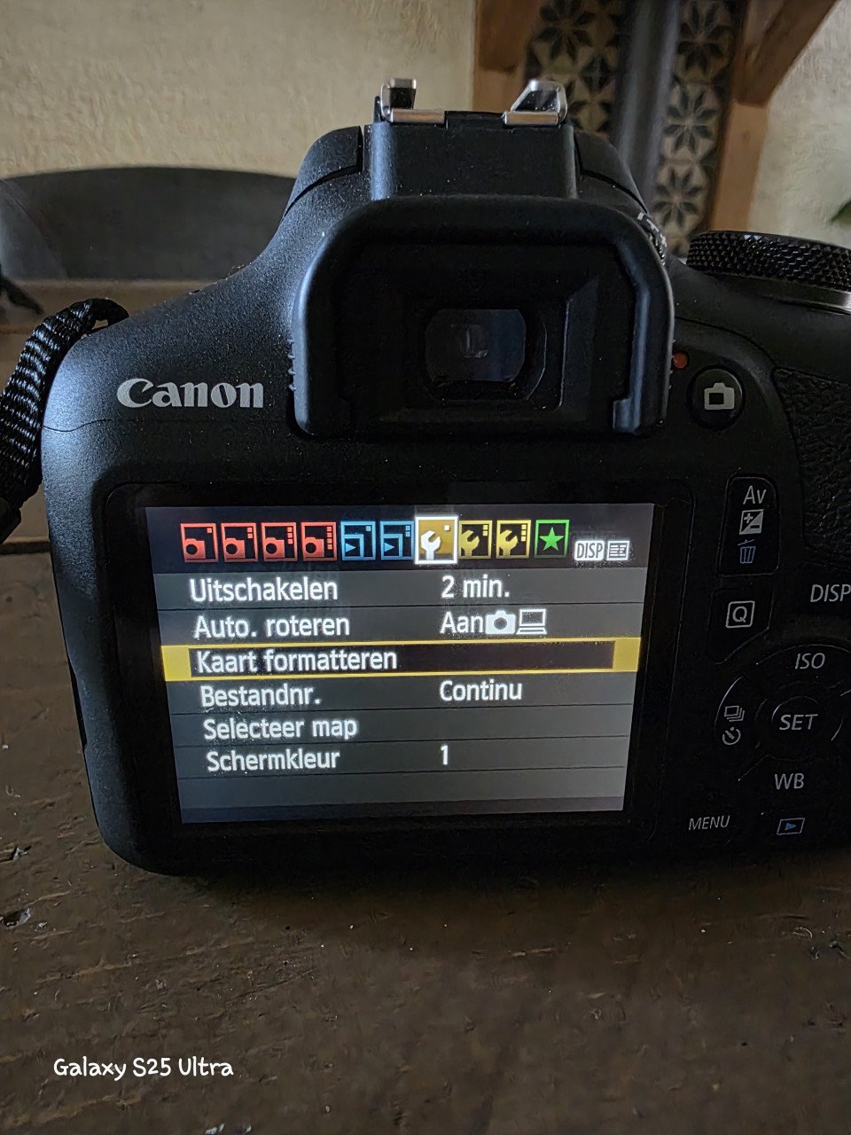 Canon 2000D spiegelreflex camera