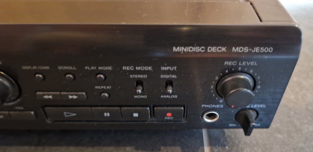 Sony MDS-JE 500 Minidisc speler