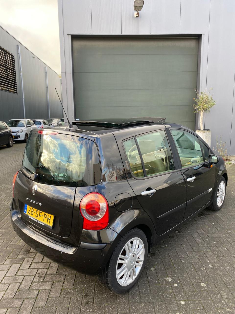 Renault Modus 1.6 16V AUT 2005 Zwart | AUTOMAAT | NAP | NIEUWE APK!