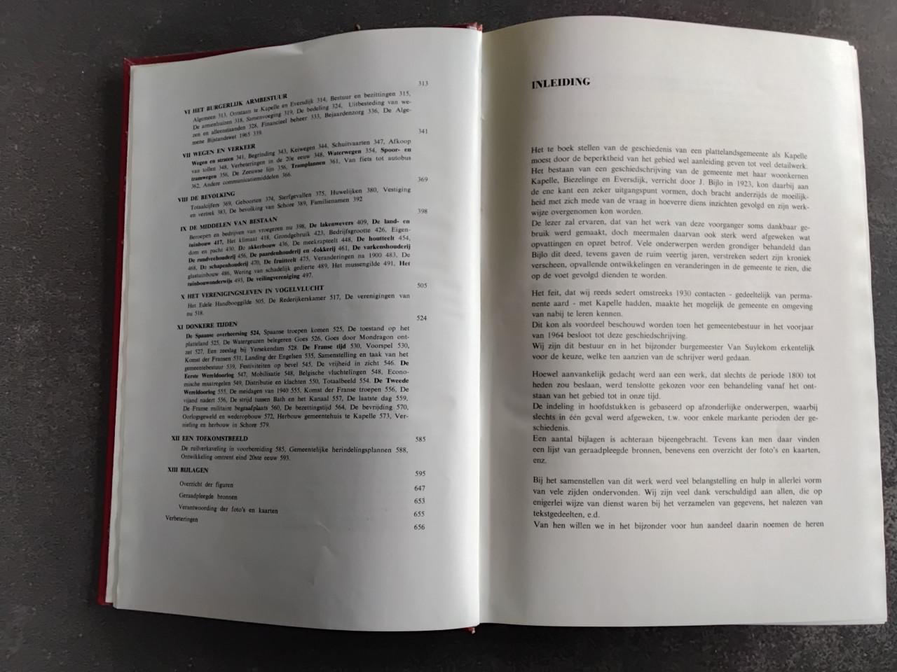 De Geschiedenis van Kapelle Biezelinge, Eversdijk en Schore jr 1968