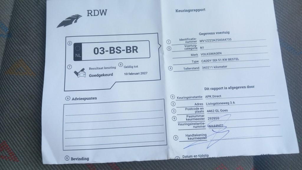 Volkswagen Caddy 2.0 sdi