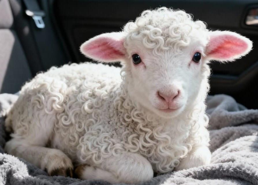 Schaap lam fleslam gezocht