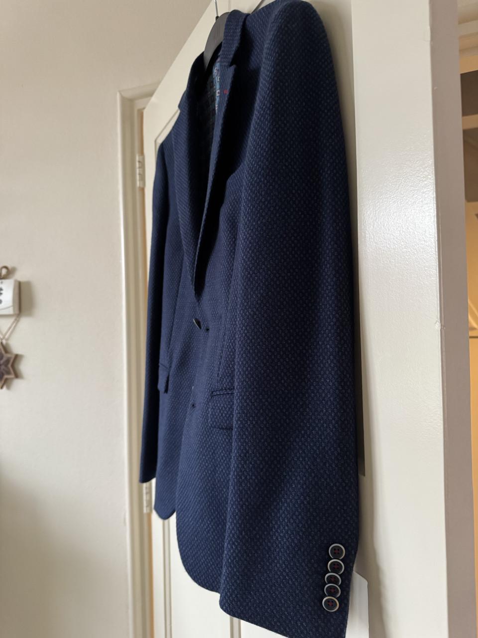 Donkerblauwe Heren Colbert m 46