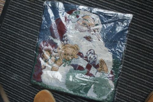 Kussenhoes met kerstman