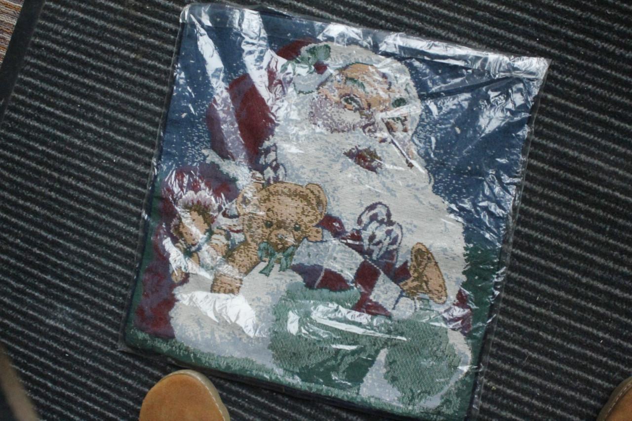 Kussenhoes met kerstman