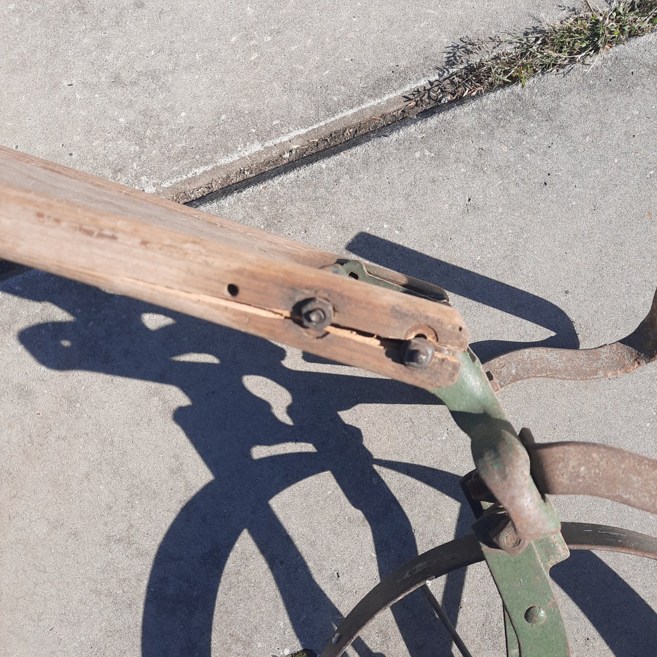 Ouderwets landbouwgereedschap