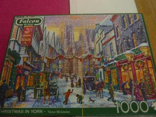 Puzzel Facon de luxe  Christmas in  York = 1000 stukjes