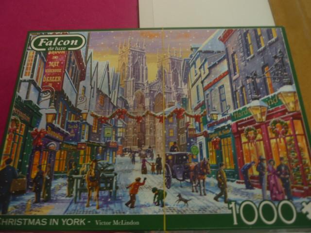 Puzzel Facon de luxe  Christmas in  York = 1000 stukjes
