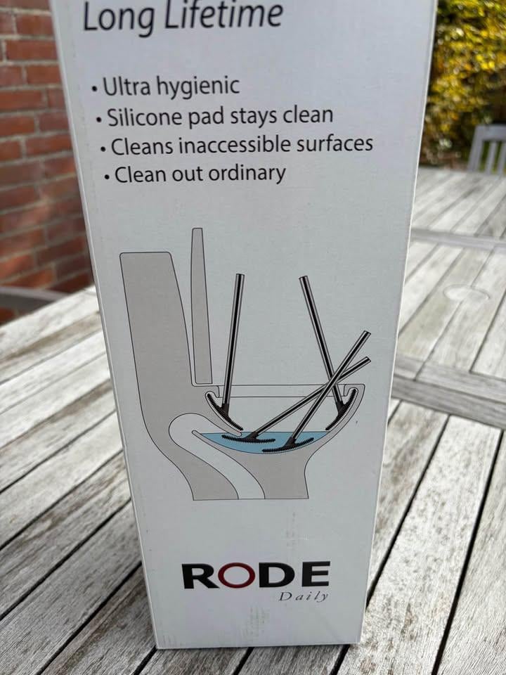 Rode Bath toiletborstelhouder