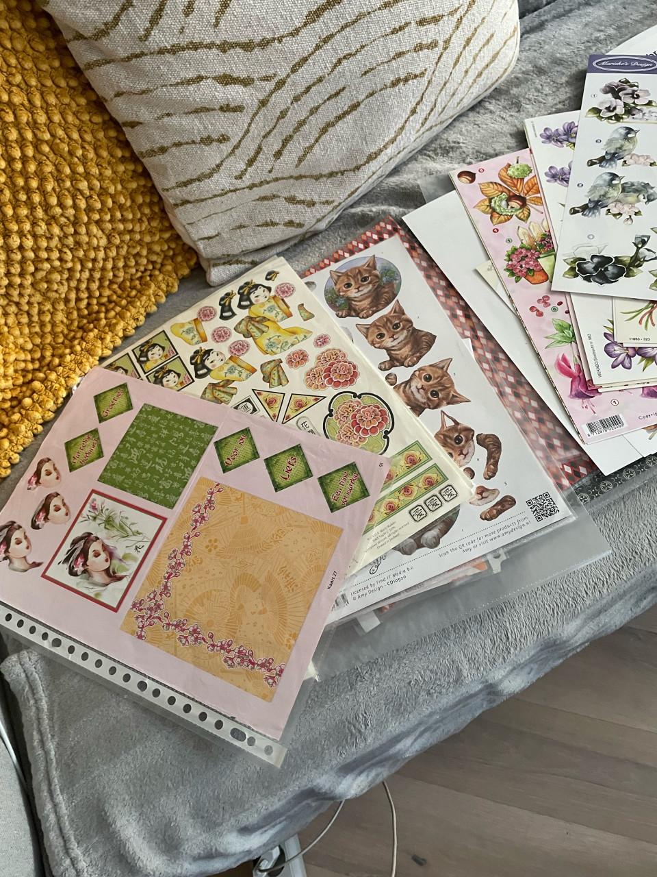 Knipplaatjes en achtergrond plaatjes