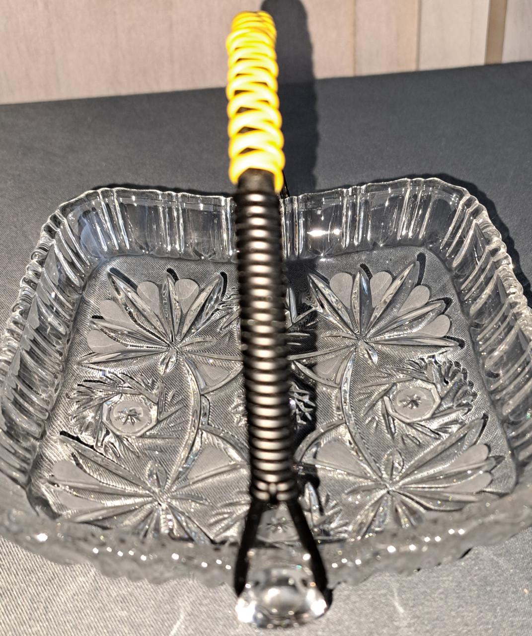 Mooi z.g.a.n. kristallen schaal (vintage)