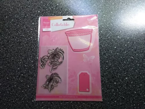 Snijmal met stempel set