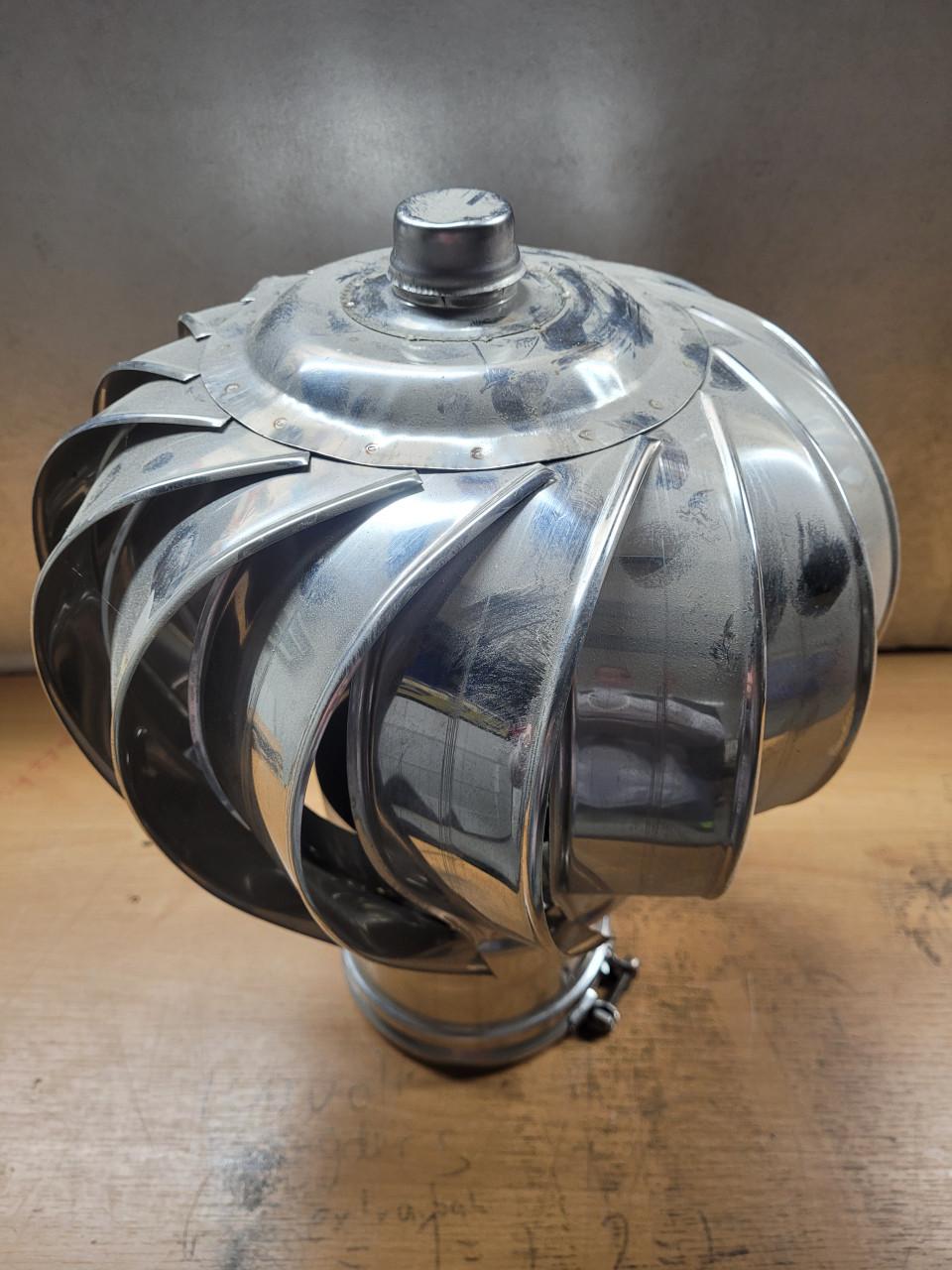 Roterende schoorsteen regenkap