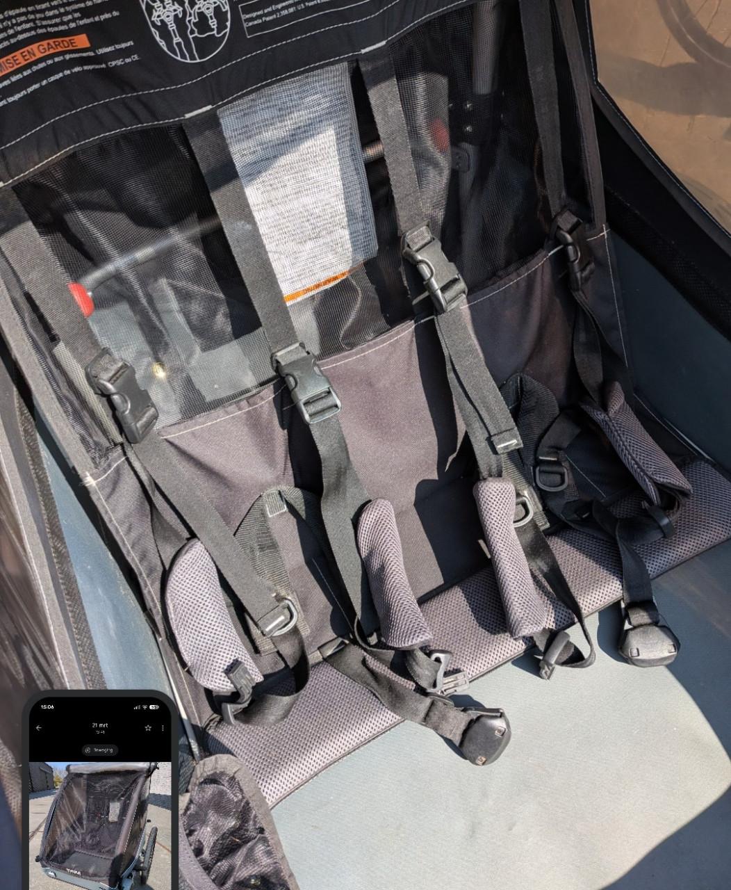 Thule fietskar XL met twee zitjes