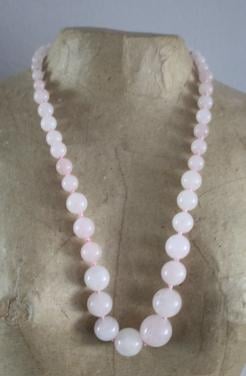 Roze stenen kralen ketting