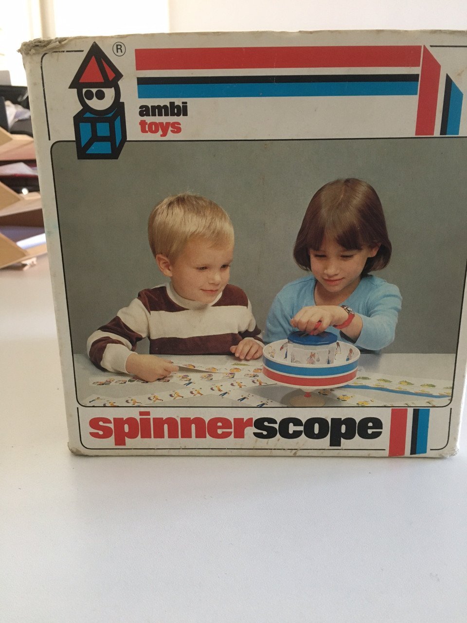 Spinnerscope, inclusief handleiding en extra strips met plaatjes