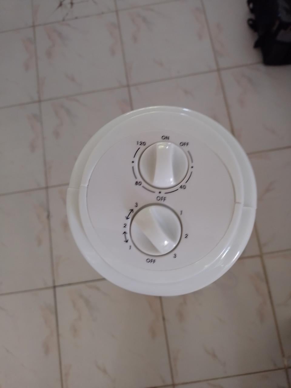 Torenventilator wit- zo goed als nieuw