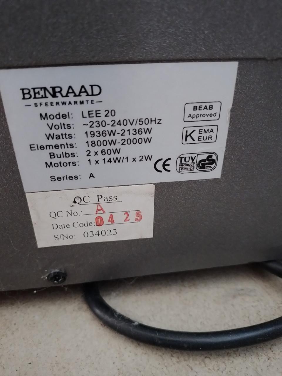 Electrische kachel/ sierhaard.