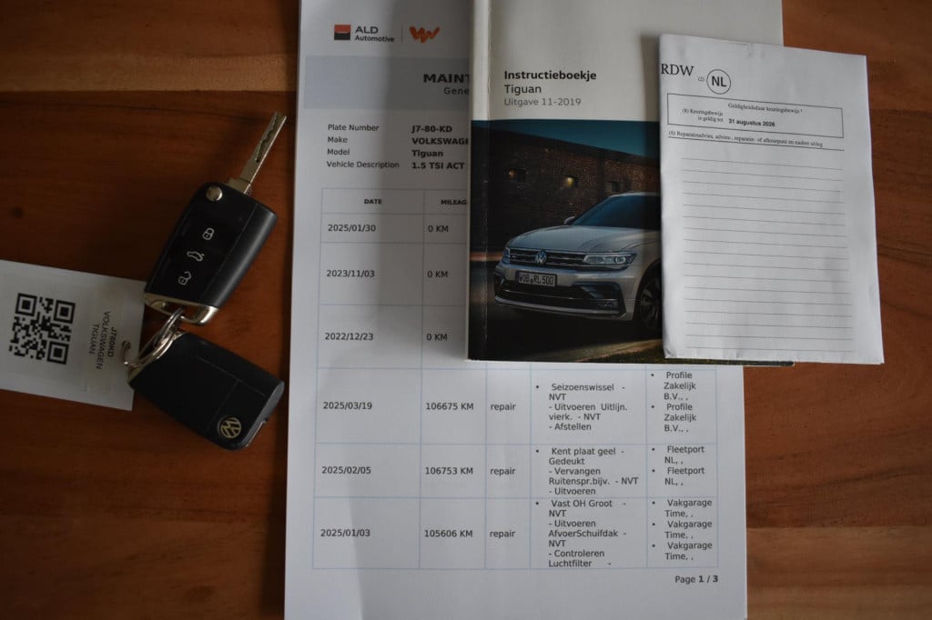 Volkswagen Tiguan 1.5 tsi act r-line | leder | pano | camera | virtual cock