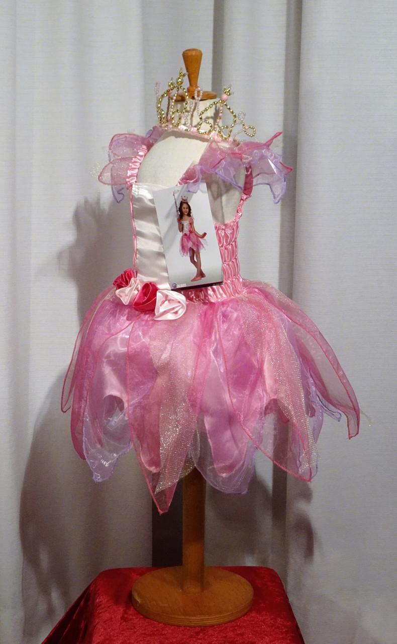 Nieuw ! Maat 110-116 Mooie Roze Prinsessenjurk