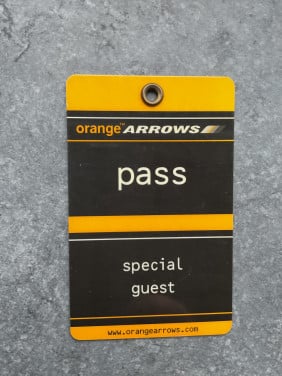 Formule 1 team Arrows Special Guest pas