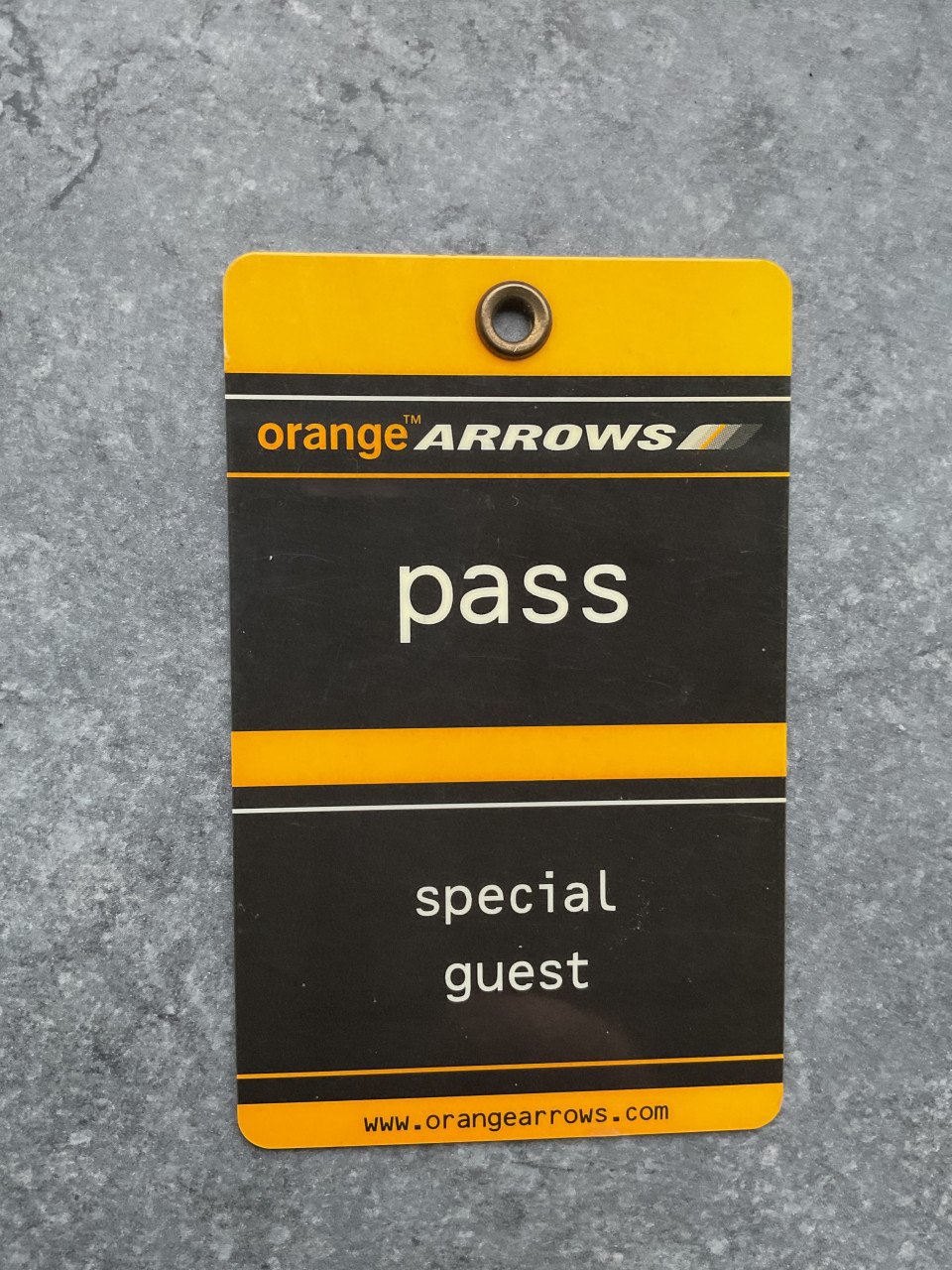 Formule 1 team Arrows Special Guest pas