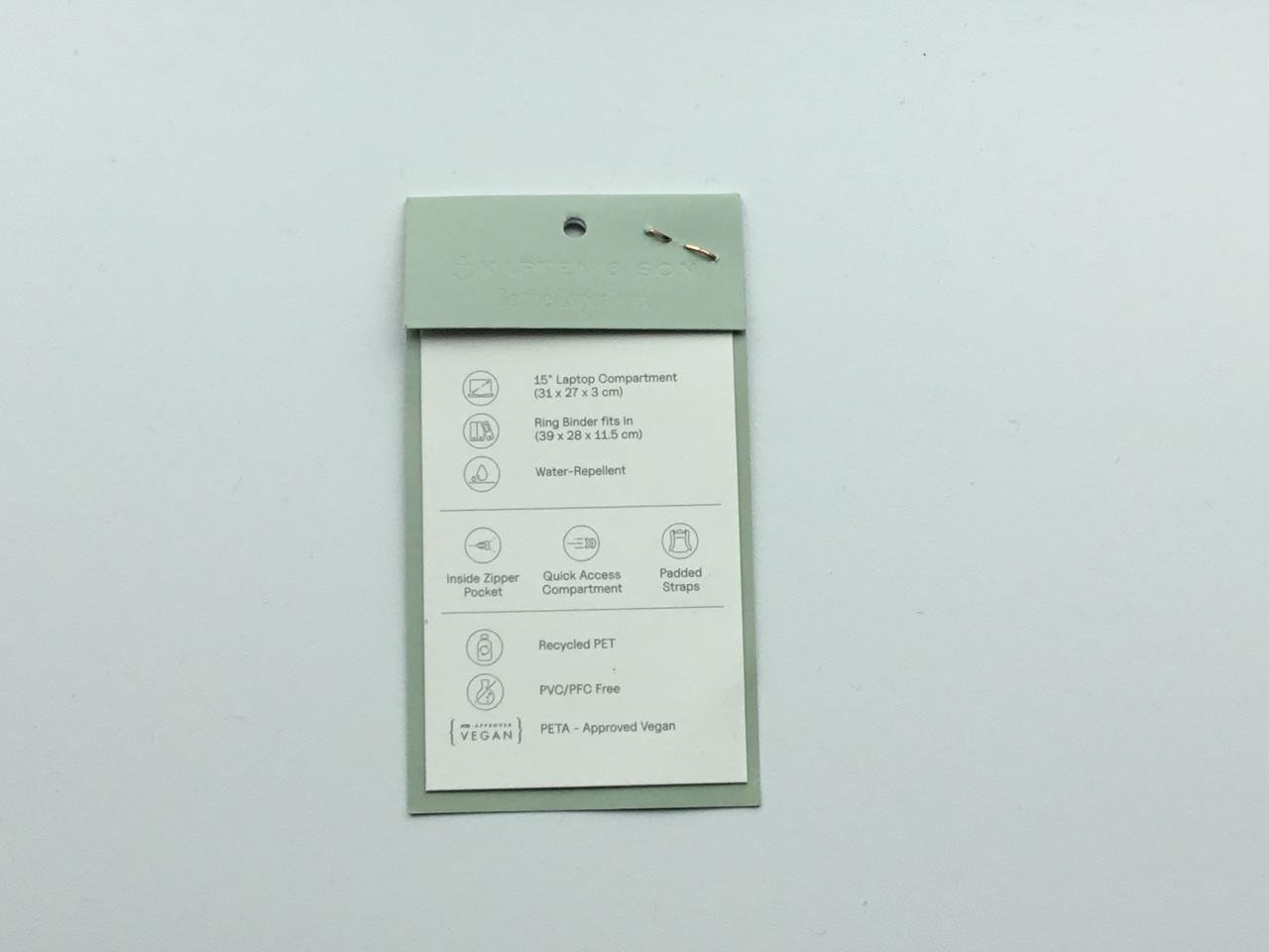 Rugtas Kapten & Son -Grijs