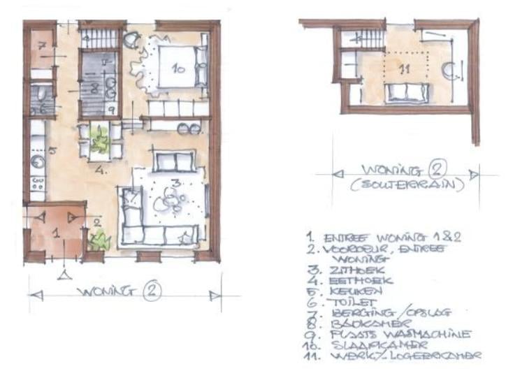 2 slaapkamer appartement te huur