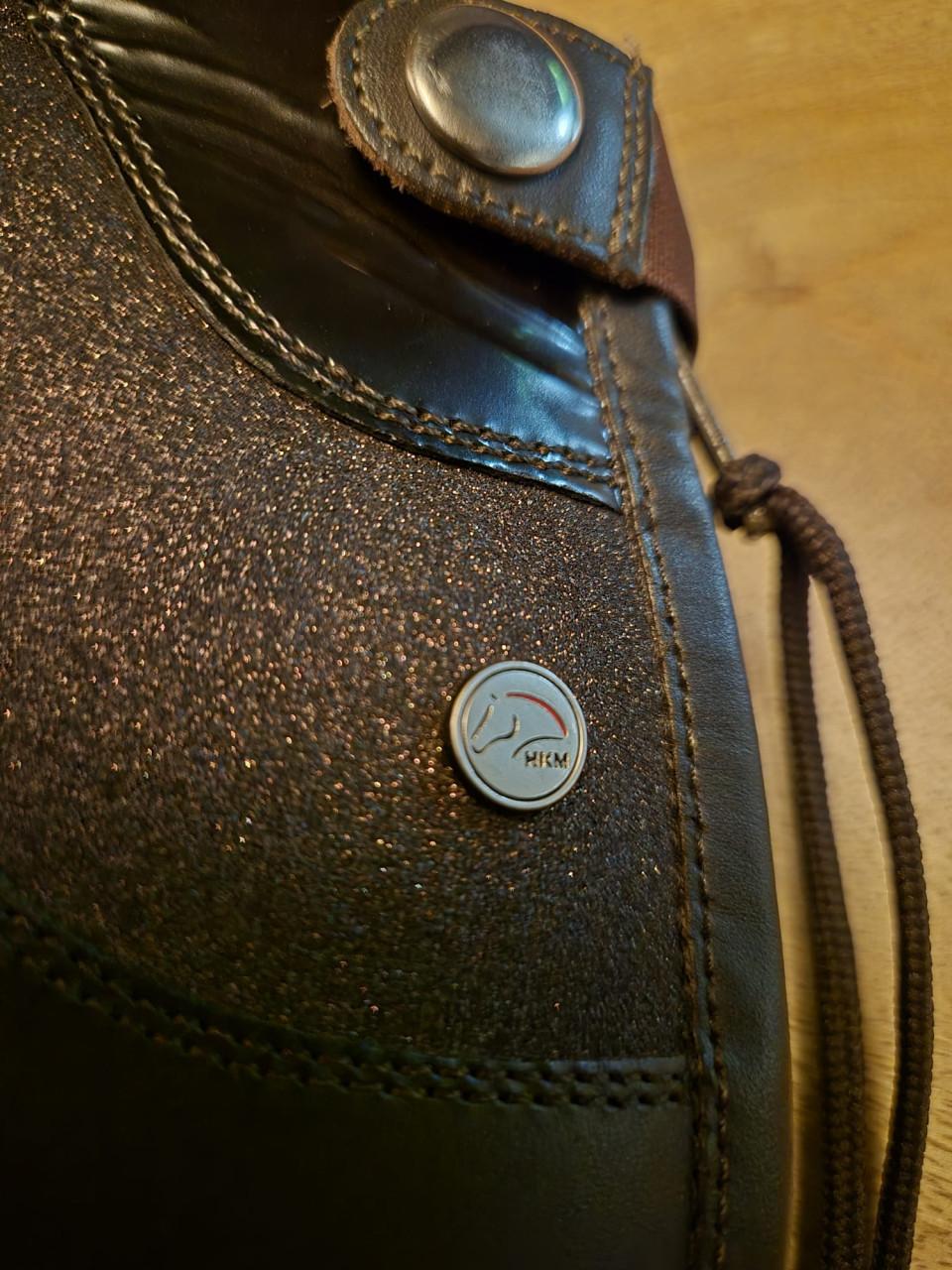 Bruine nieuwe paardrijlaarzen maat 36 HKM Regular-Wide