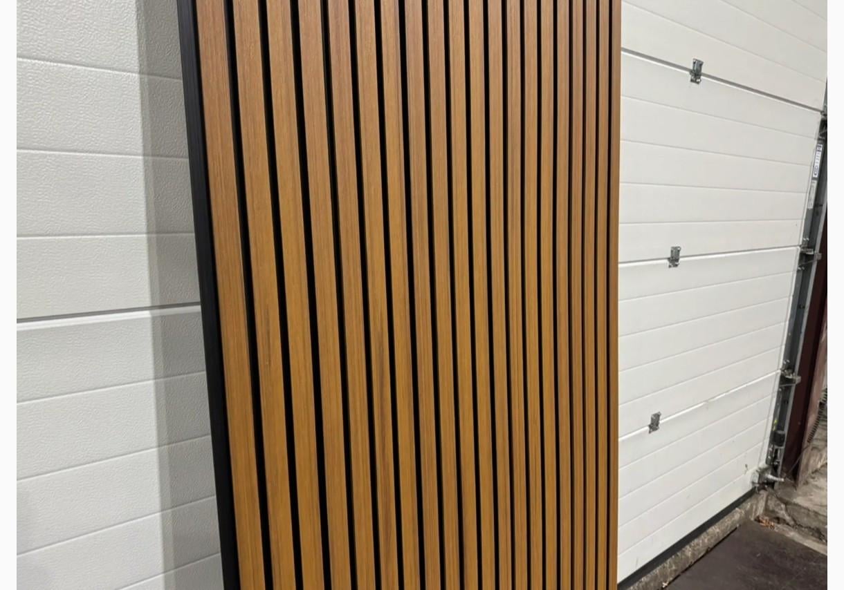 90x onderhoudsvrije WPC gevelpanelen 5G teak/jatoba 200 cm