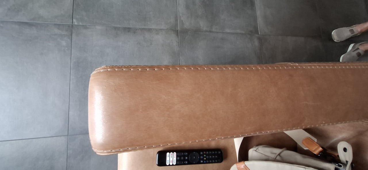 2x leren zitbank