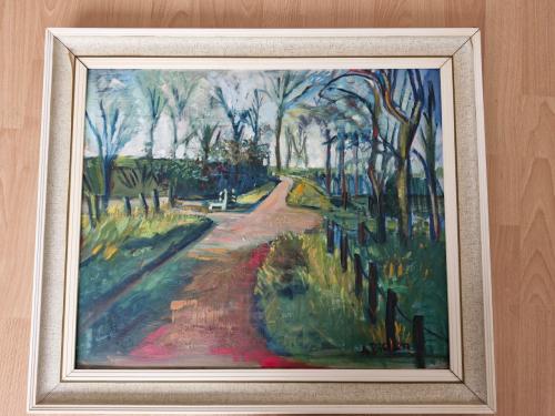 Olieverfschilderij, 1930 omgeving Terneuzen