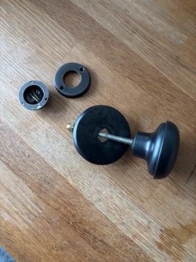 Klassieke voordeurknop van messing