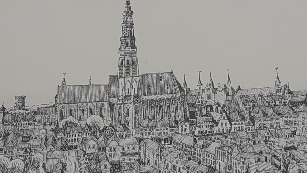 Pentekening Middelburg