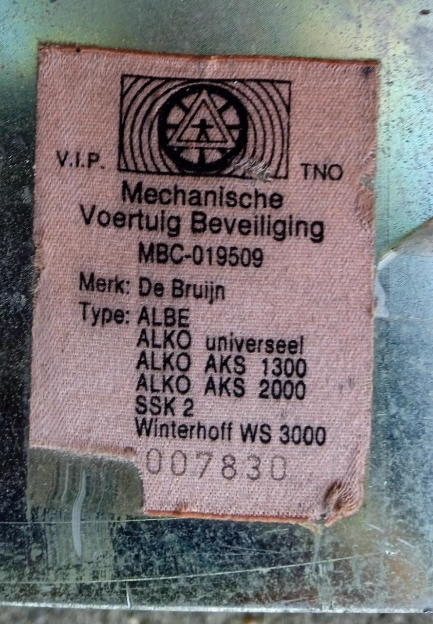 Disselslot-zeer stevige uitvoering-Alko