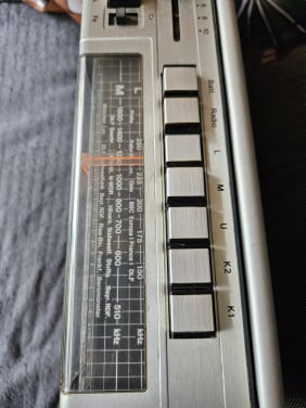 Prachtige ITT schaub-lorenz RC 2000 transistorradio met cassette...