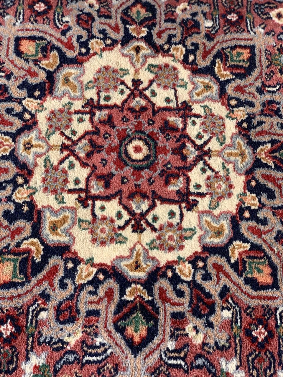 💖Waanzinnig Mooi Kleurrijk Handgeknoopt Vintage Vloerkleed uit India💖